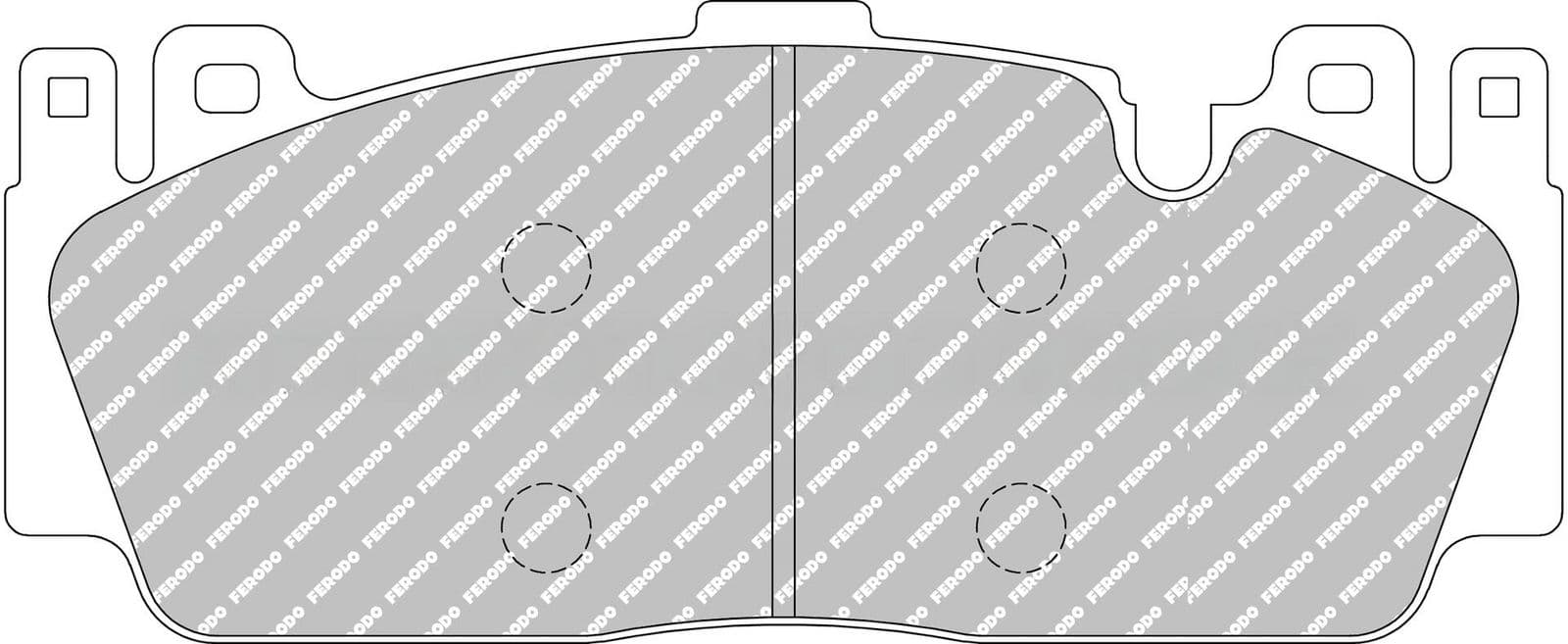 set placute frana,frana disc FERODO FCP4712Z
