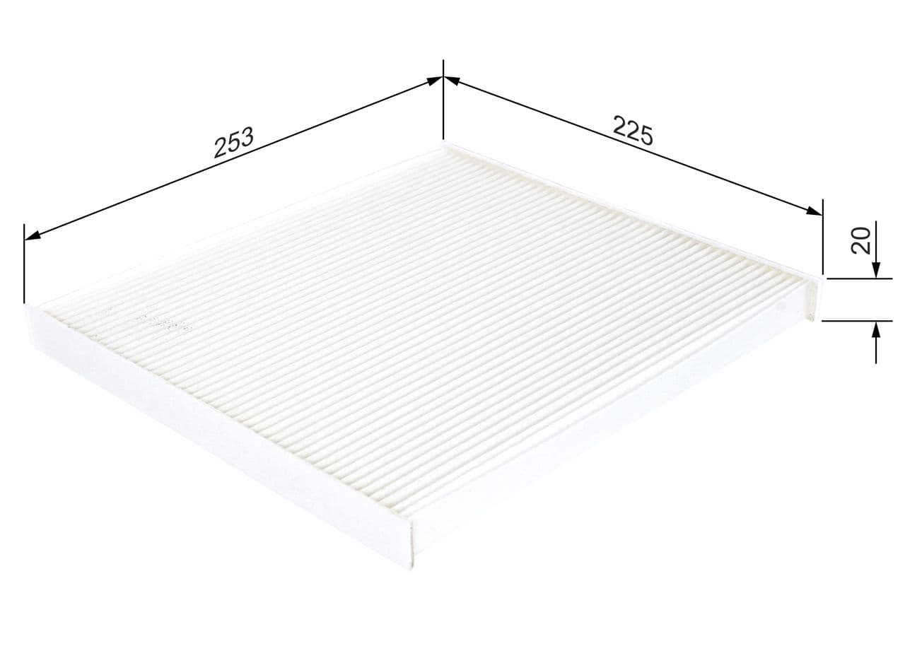 Filtru, aer habitaclu BOSCH 1 987 432 269