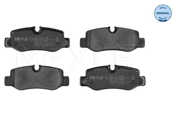 set placute frana,frana disc MEYLE -ORIGINAL: True to OE. 025 221 0118