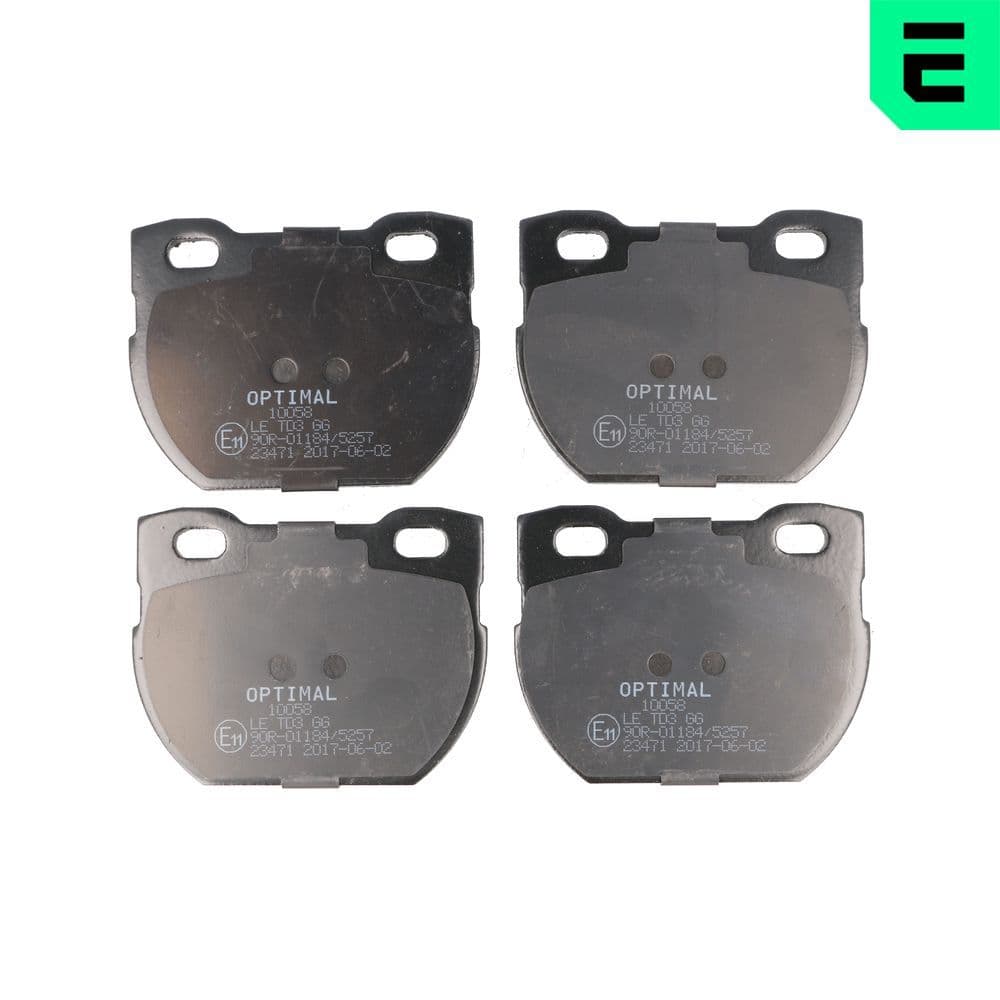 set placute frana,frana disc OPTIMAL BP-10058