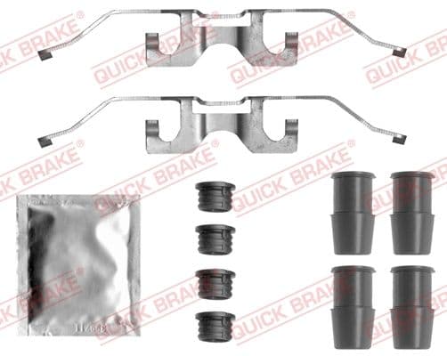 Set accesorii, placute frana QUICK BRAKE 109-0044