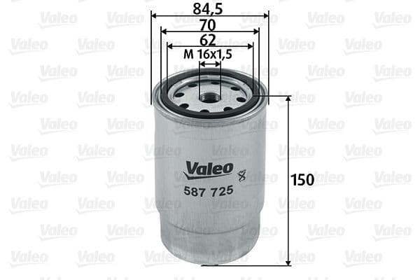 filtru combustibil VALEO 587725