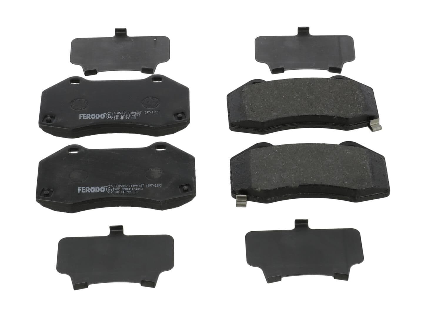set placute frana,frana disc FERODO PREMIER ECO FRICTION FDB5382