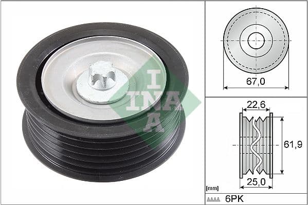 Rola ghidare/conducere, curea transmisie Schaeffler INA 532 0866 10