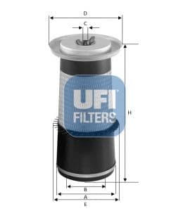 Filtru aer UFI 27.A60.00