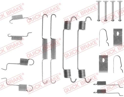 Set accesorii, sabot de frana QUICK BRAKE 105-0742