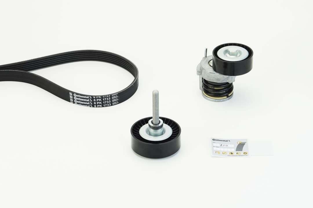Set curea transmisie cu caneluri CONTINENTAL CTAM 6PK1733K3