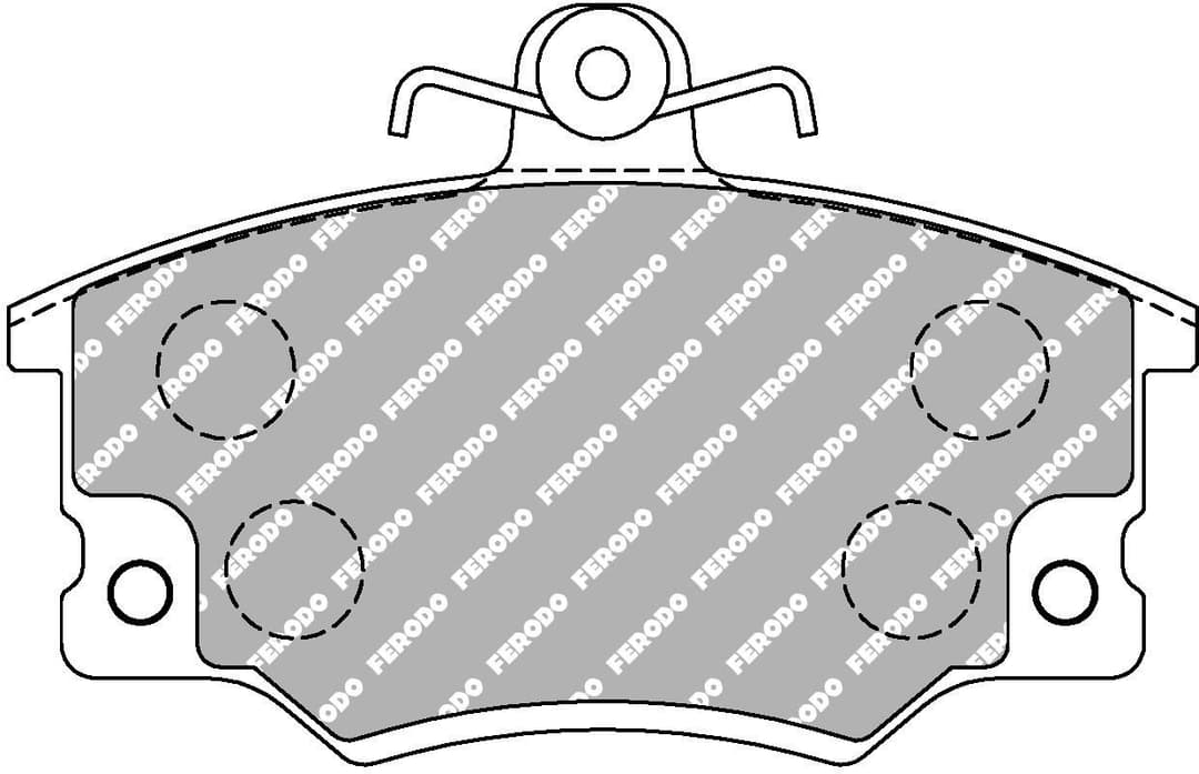 set placute frana,frana disc FERODO FCP370Z