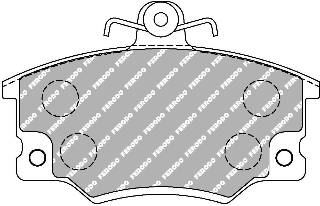 set placute frana,frana disc FERODO FCP370Z