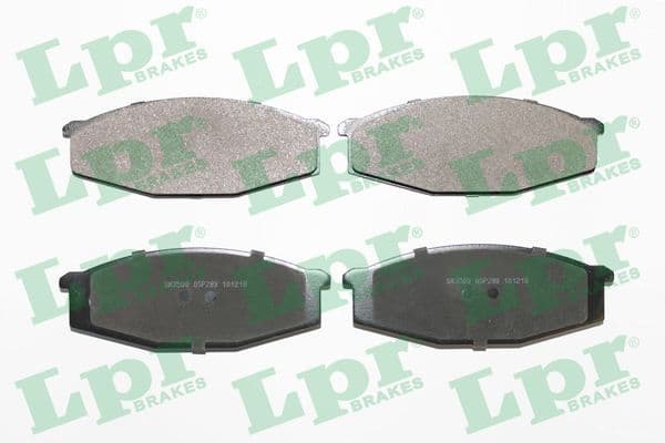 set placute frana,frana disc LPR 05P289