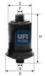 filtru combustibil UFI 31.556.00