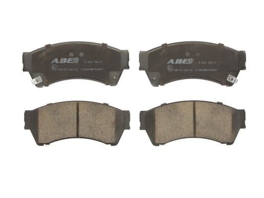 set placute frana,frana disc ABE C13062ABE