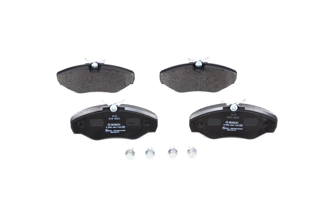 set placute frana,frana disc BOSCH 0 986 494 730