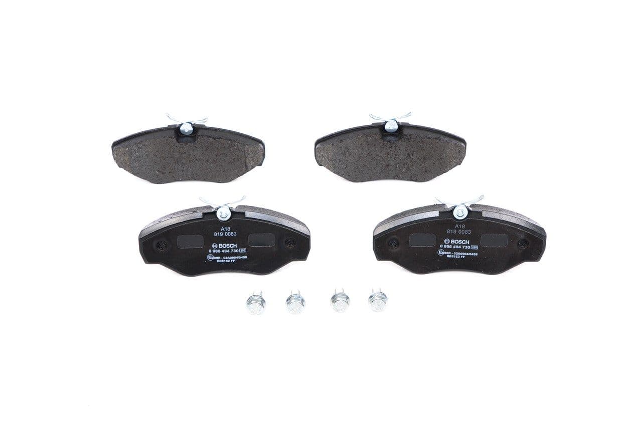set placute frana,frana disc BOSCH 0 986 494 730