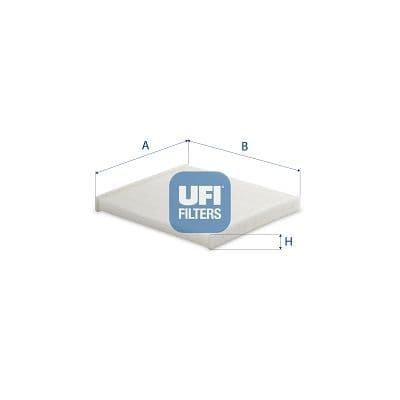 Filtru, aer habitaclu UFI 53.186.00