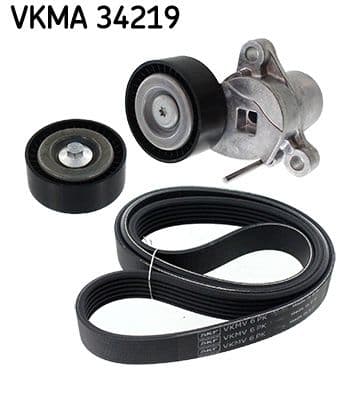 Set curea transmisie cu caneluri SKF VKMA 34219
