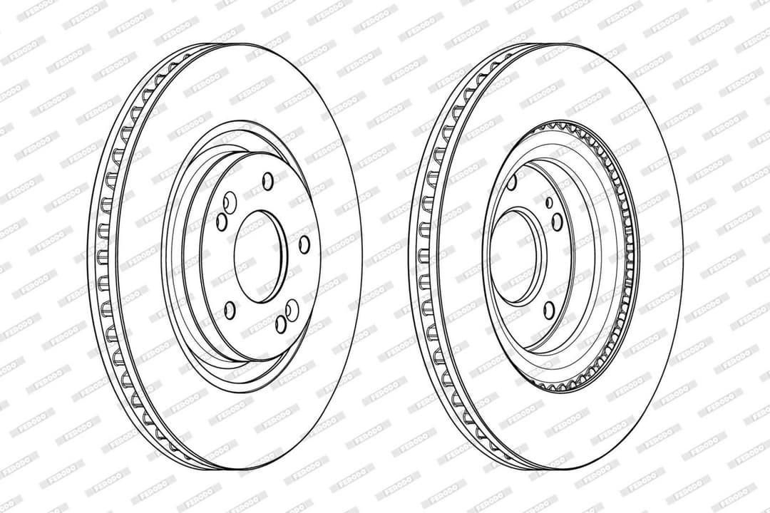 Disc frana FERODO DDF2199C