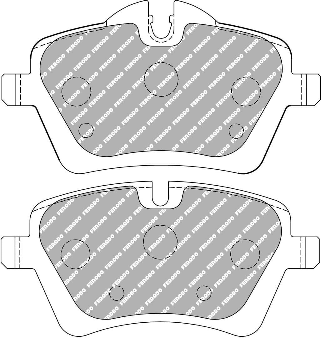 set placute frana,frana disc FERODO FCP4080H