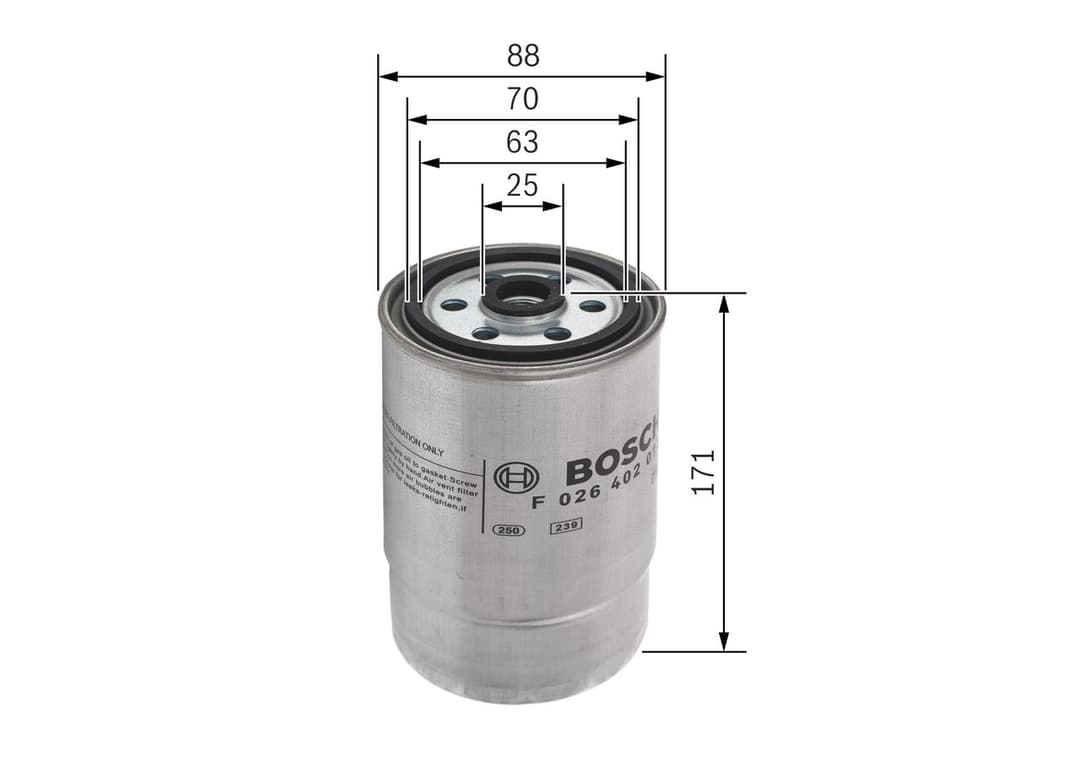 filtru combustibil BOSCH F 026 402 013