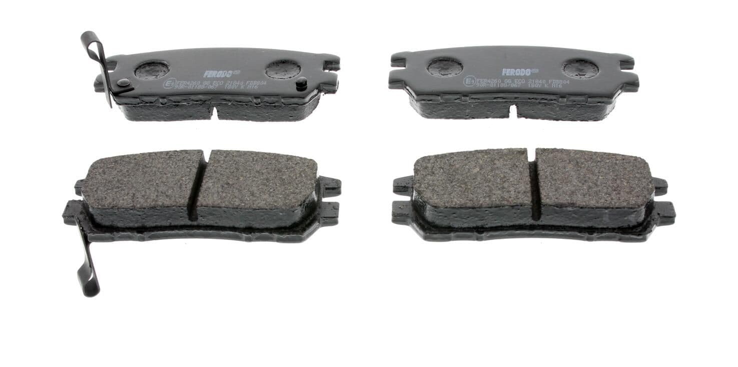 set placute frana,frana disc FERODO PREMIER ECO FRICTION FDB804