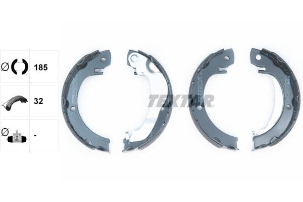 Set saboti frana, frana de mana TEXTAR 91077300