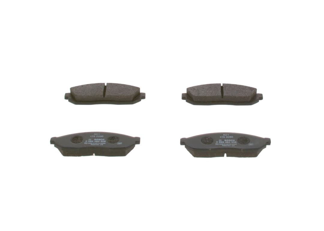 set placute frana,frana disc BOSCH 0 986 494 208