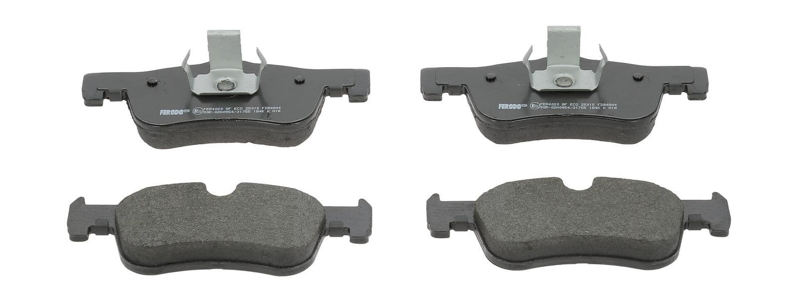 set placute frana,frana disc FERODO PREMIER ECO FRICTION FDB4844