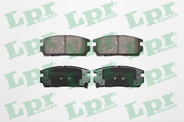set placute frana,frana disc LPR 05P1323
