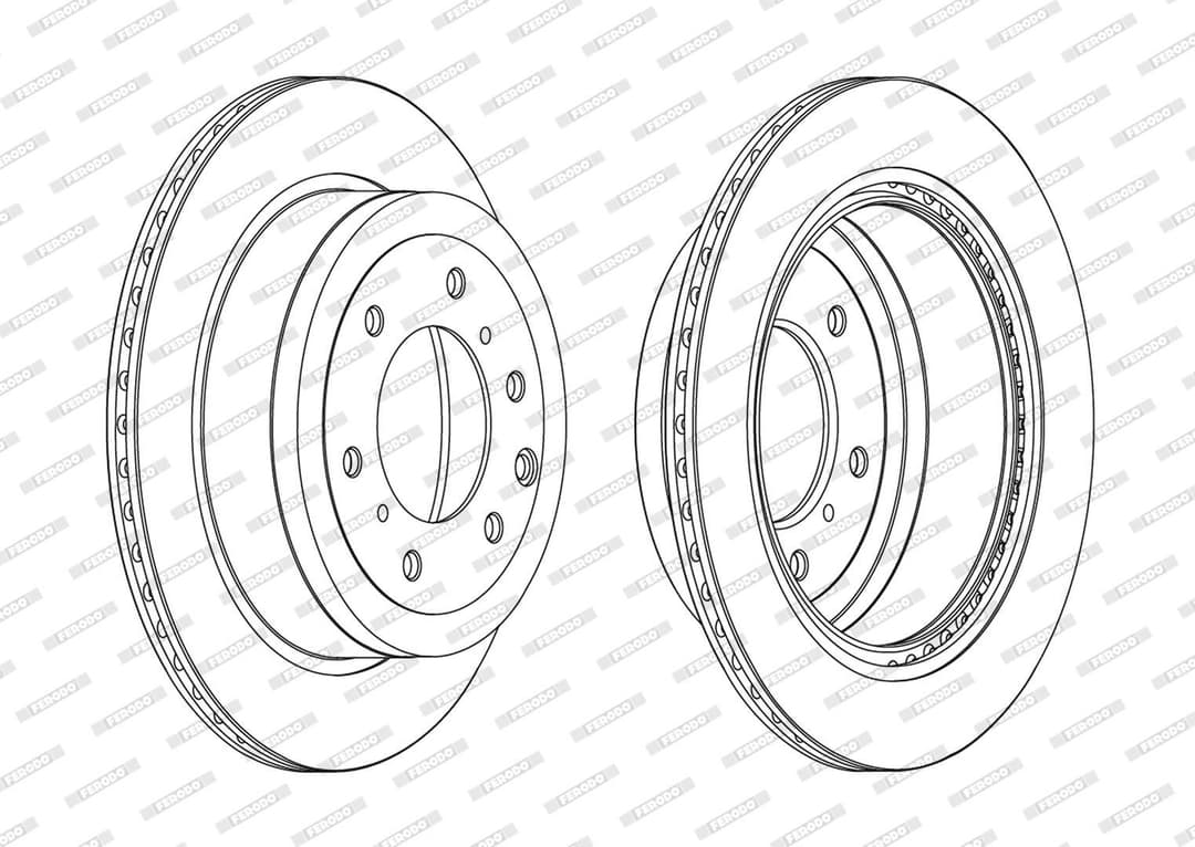 Disc frana FERODO DDF1965C