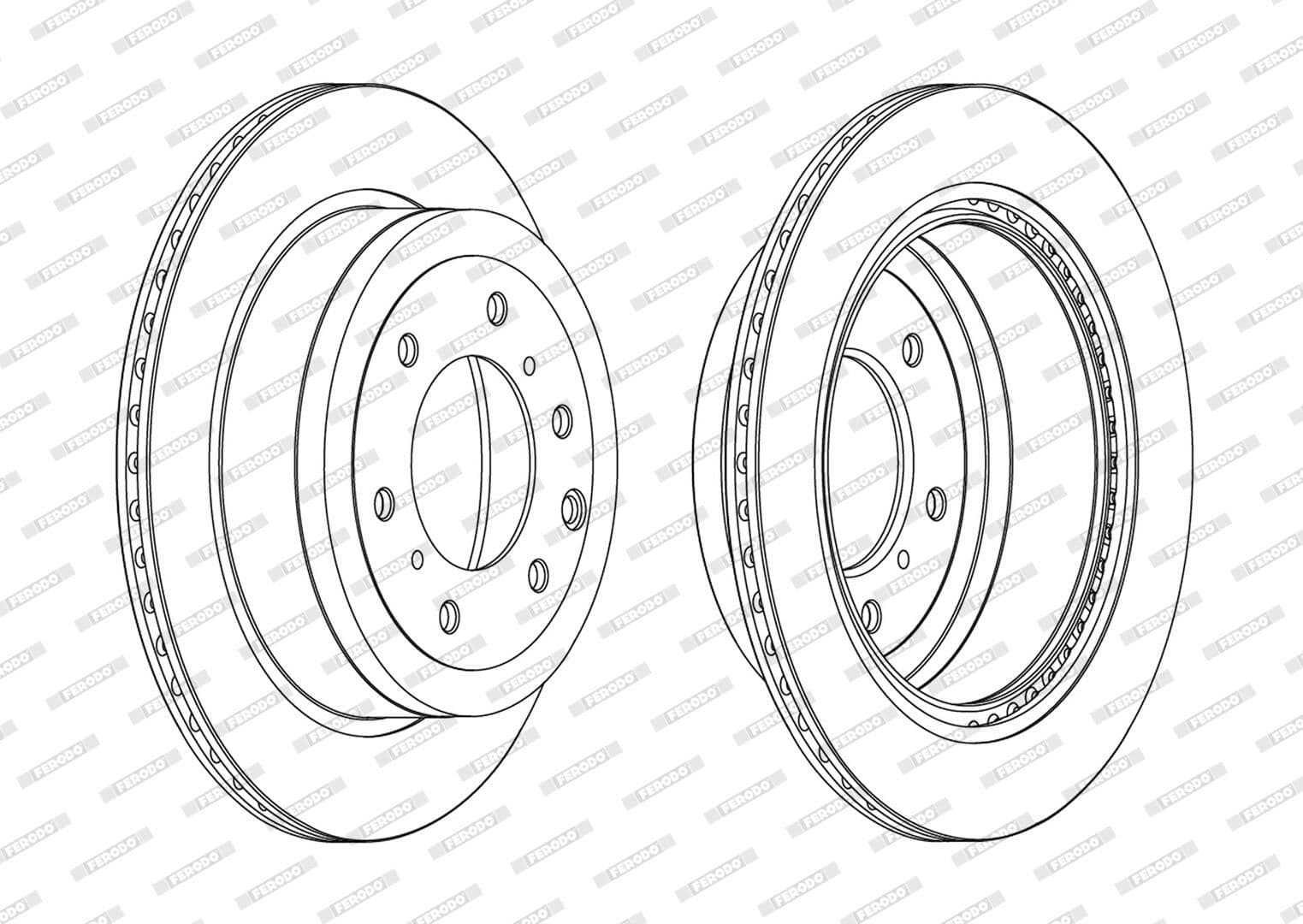 Disc frana FERODO DDF1965C