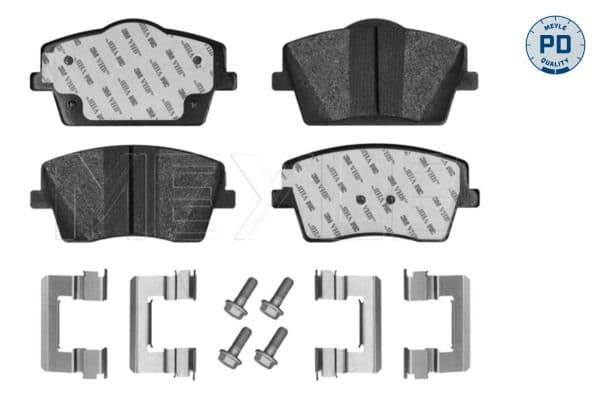 set placute frana,frana disc MEYLE -PD: Advanced performance and design. 025 261 2618/PD
