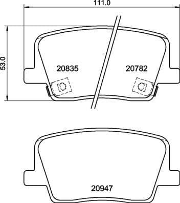 set placute frana,frana disc BREMBO PRIME LINE P 77 003