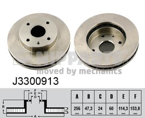 Disc frana NIPPARTS J3300913