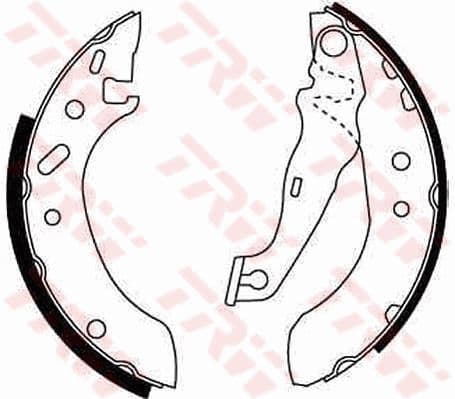 Set saboti frana TRW GS8611