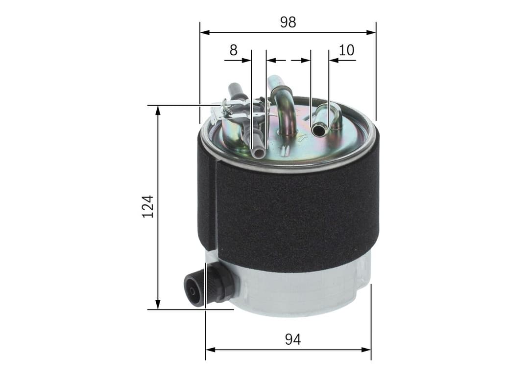 filtru combustibil BOSCH F 026 402 125
