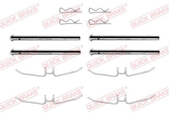 Set accesorii, placute frana QUICK BRAKE 109-0901