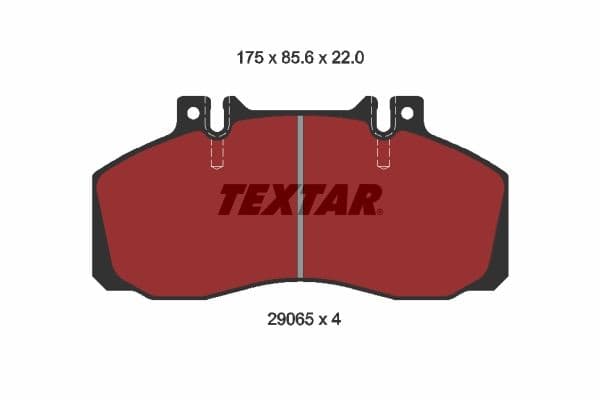 set placute frana,frana disc TEXTAR 2906504