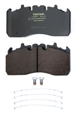 set placute frana,frana disc TEXTAR 2921101