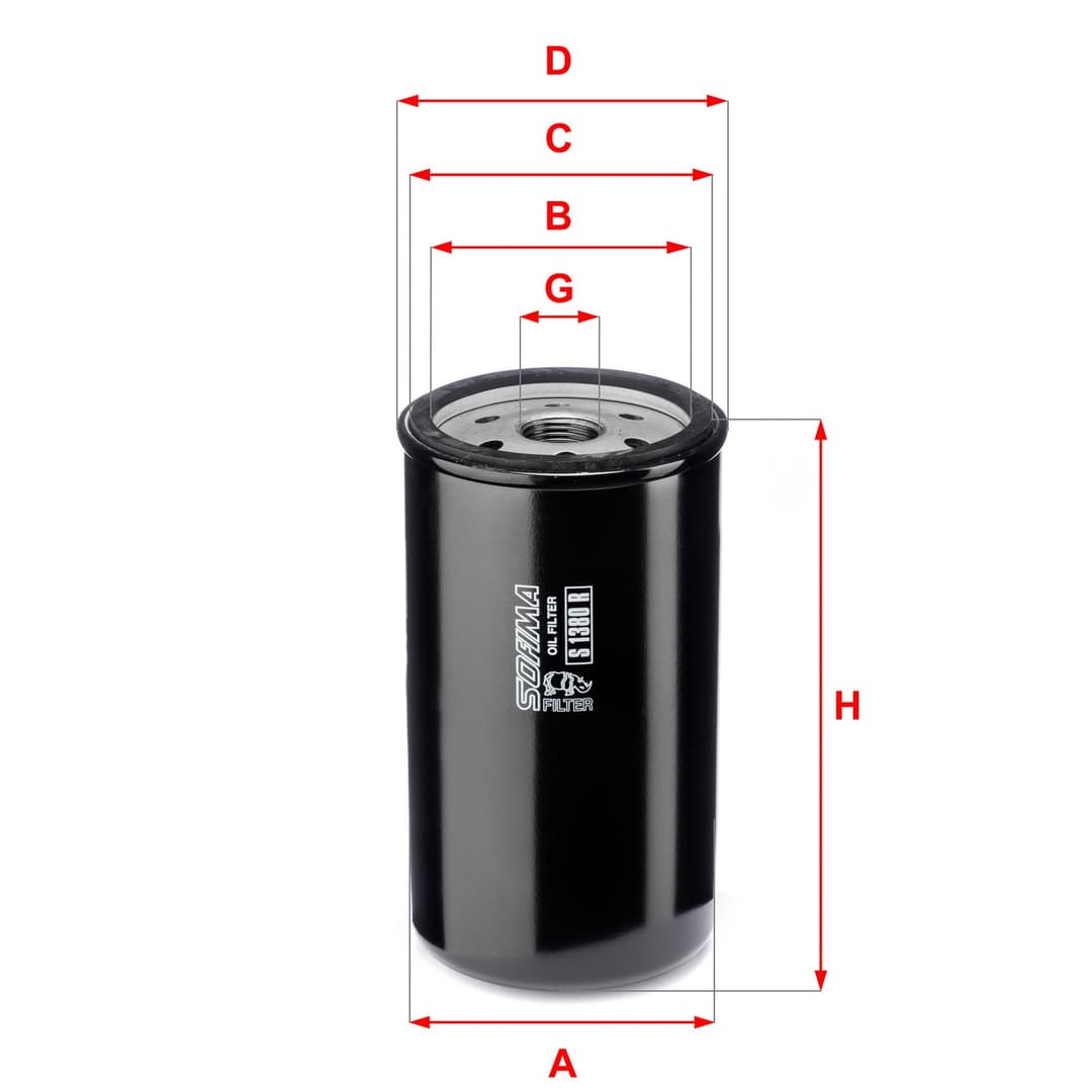 Filtru ulei SOFIMA S 1380 R