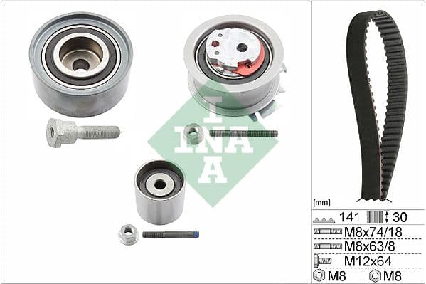 Set curea de distributie Schaeffler INA 530 0463 10