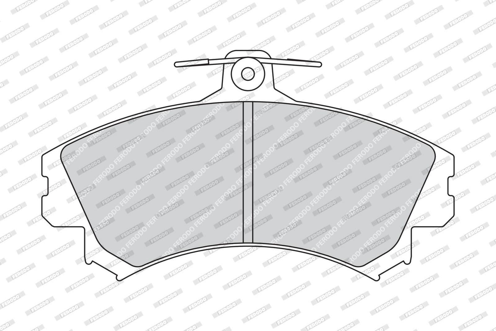 set placute frana,frana disc FERODO FDB1738