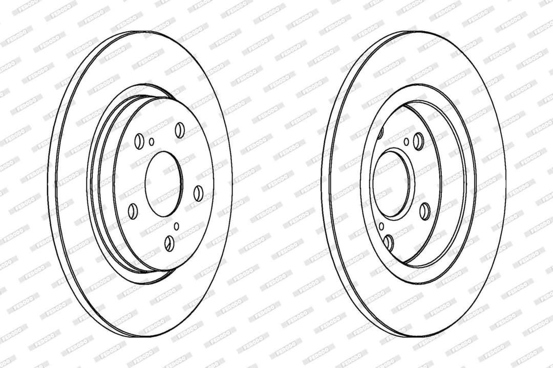 Disc frana FERODO DDF1755C
