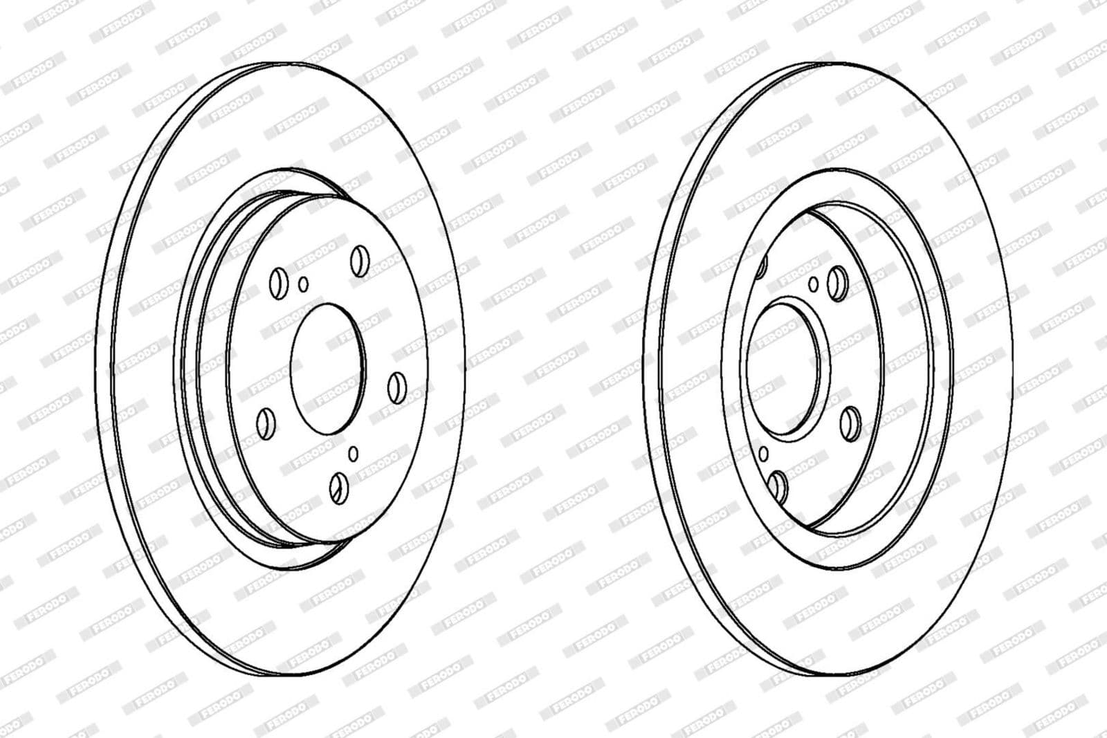 Disc frana FERODO DDF1755C