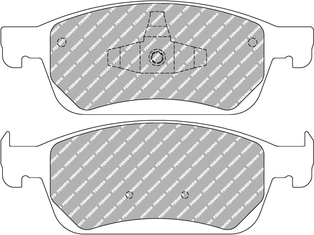 set placute frana,frana disc FERODO FCP4416H
