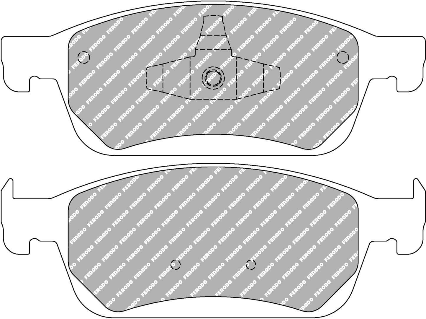set placute frana,frana disc FERODO FCP4416H