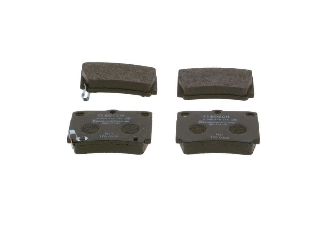 set placute frana,frana disc BOSCH 0 986 424 711