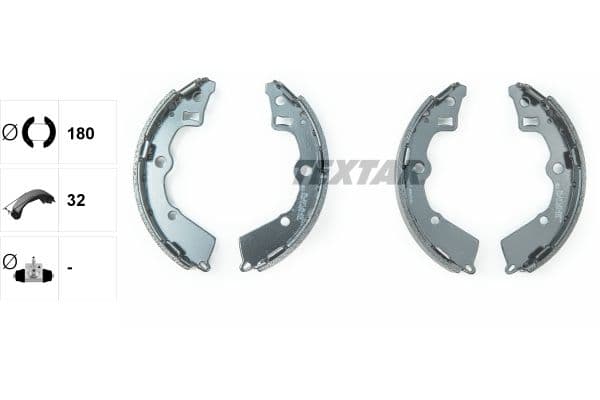 Set saboti frana TEXTAR 91072900