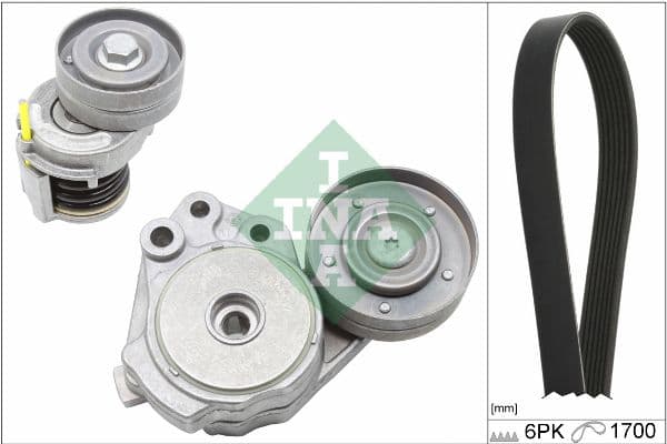 Set curea transmisie cu caneluri Schaeffler INA 529 0342 10