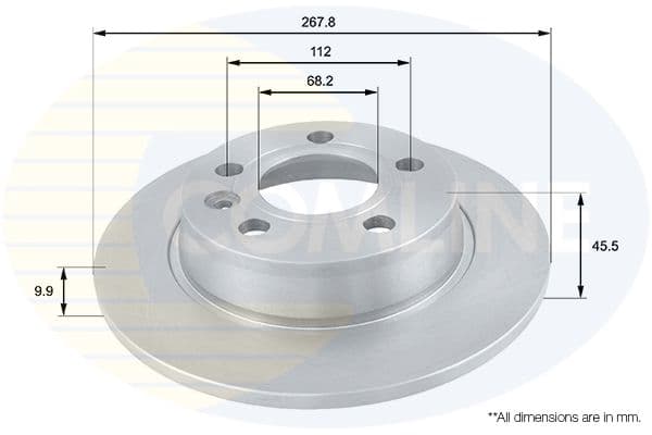 Disc frana COMLINE ADC1429