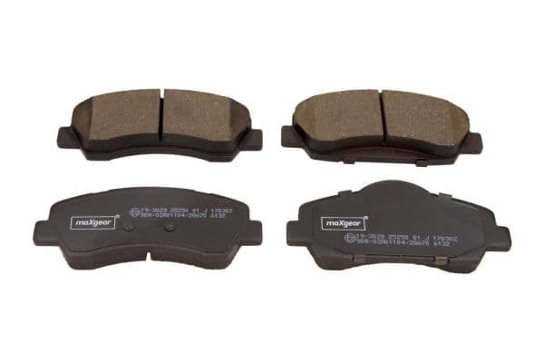 set placute frana,frana disc MAXGEAR 19-3029